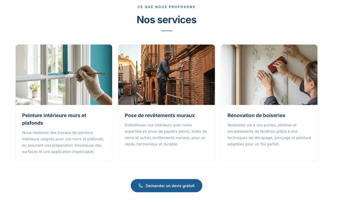 Peinture intérieure